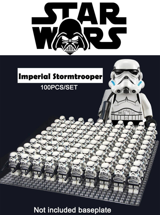 100pcs/Set Star Wars Imperial Stormtroopers Army Set Minifigures Lot