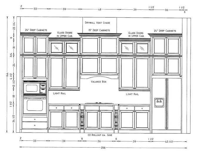 1 Wall Cabinet Elevation