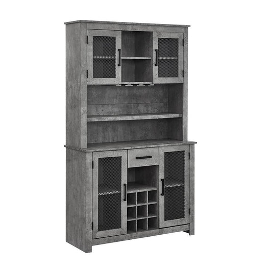 Zarin Tall Cabinet With Mesh Doors