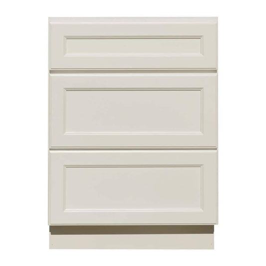 12 In. W X 21 In. D X 34.5 In. H Ready To Assemble Vanity Cabinet With 3-Drawers